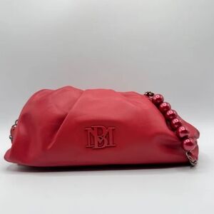 Badgley Mischka Red Clutch Bag $149